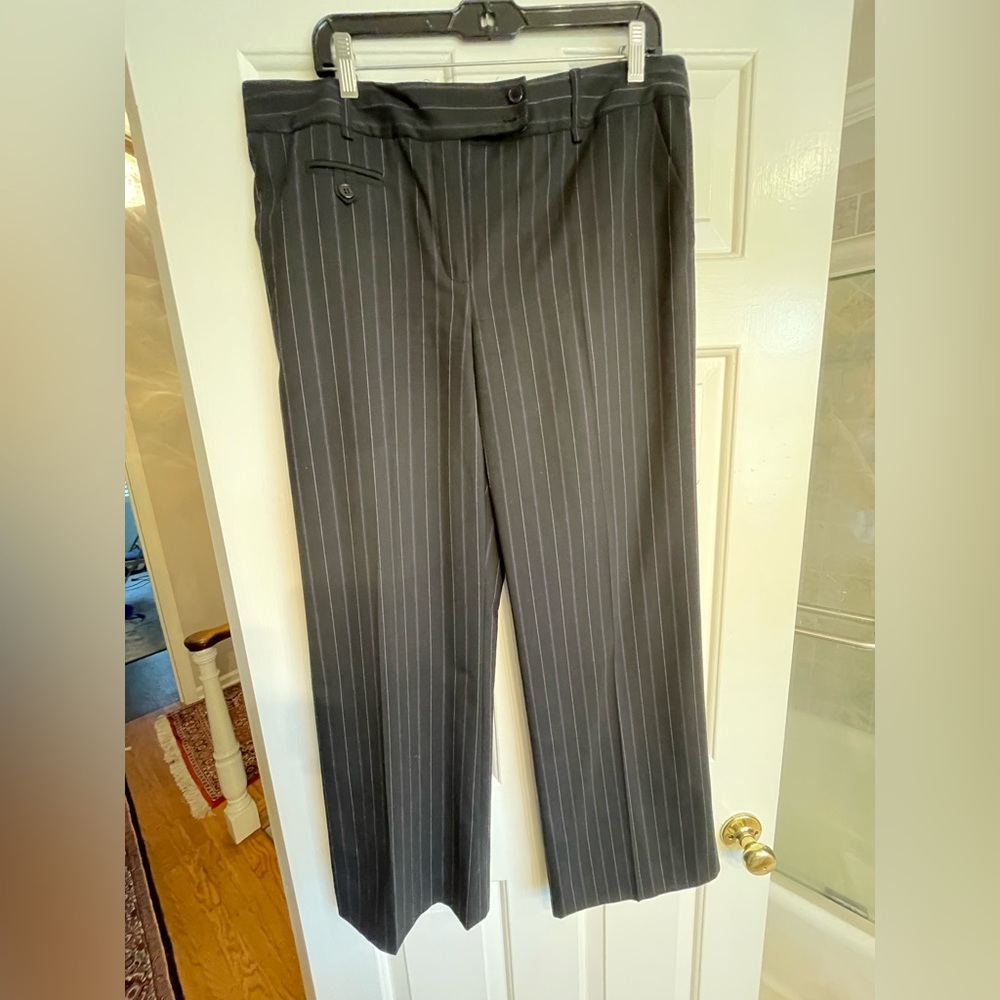 BCBG Max Azria pinstripe suit pants size 12